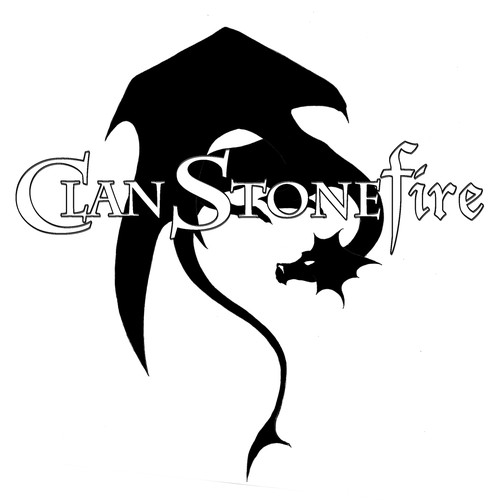 Create a logo to represent a British dragon-shifter clan!