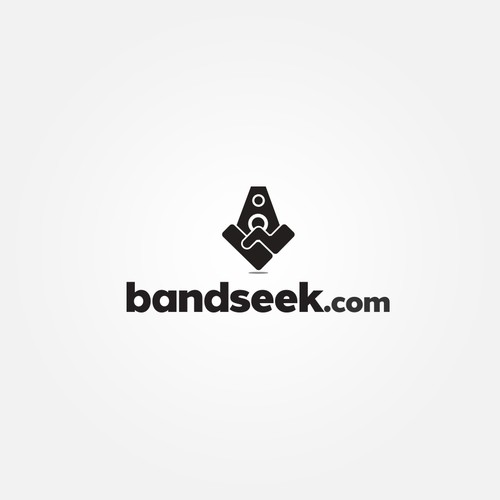 Bold logo concept for bandseek website