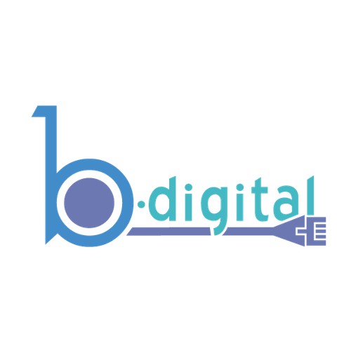 Minimalist iconic logo for internet and IT based company