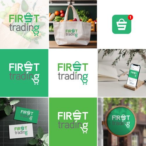 Logo for First Trading ( supermarket )