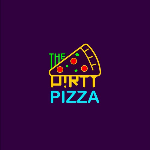 logo design for The Dirty Pizza