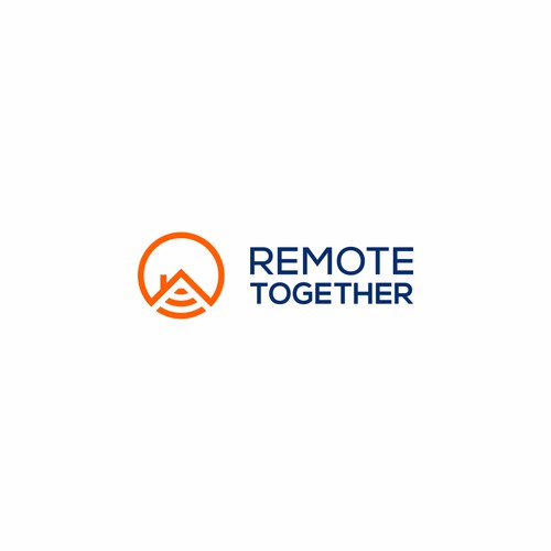 Geometric logo design for Remote Together