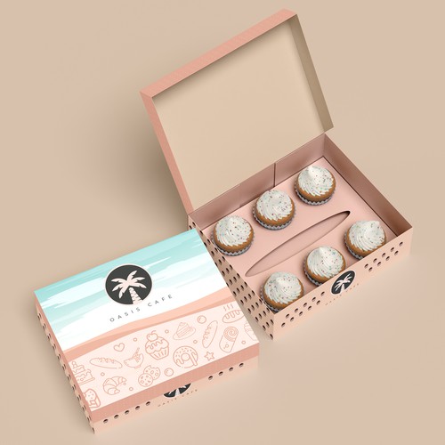 Oasis Dessert Box Packaging