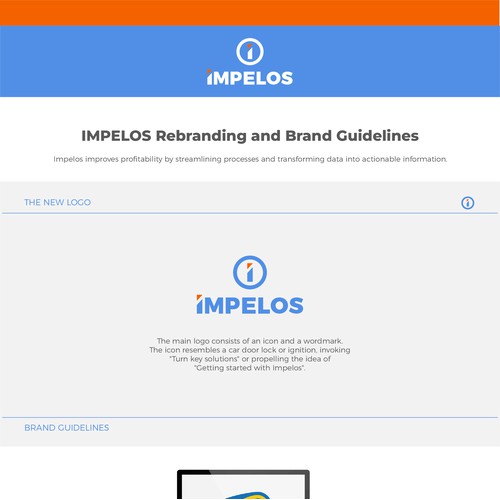 Impelos Rebranding and Brand Guidelines