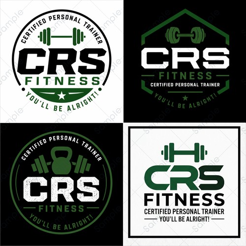 CRS Fitness seeks a logo that includes being a Certified Personal Trainer
