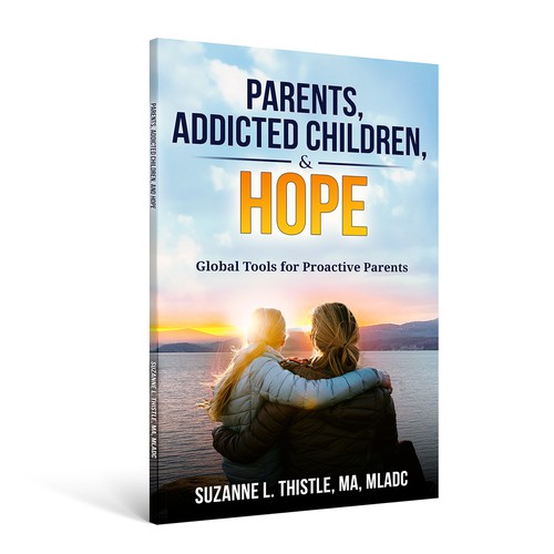 Bold book cover for parents and drug addiction