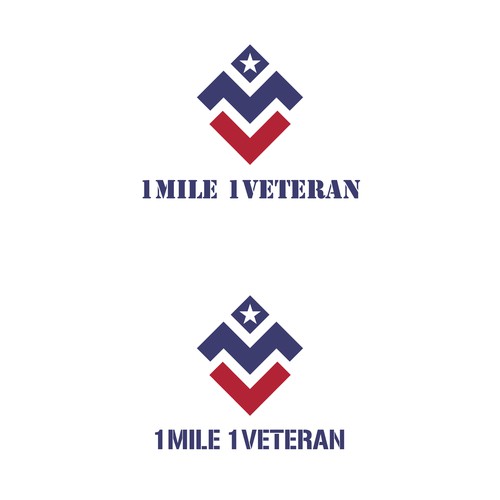 Logo for 1 Mile 1 Veteran