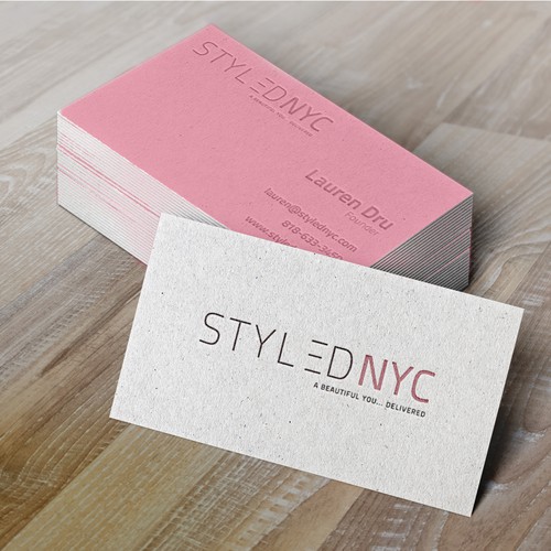 Create a winning logo and business card for new beauty-tech company StyledNYC