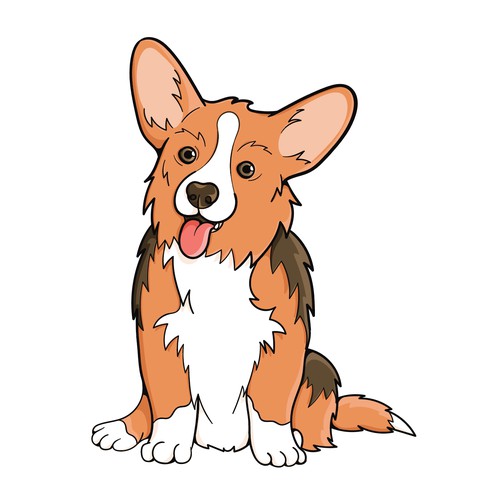 Corgi illustration