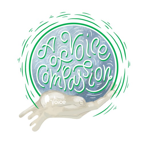 A lettering design for compassion-driven non-profit