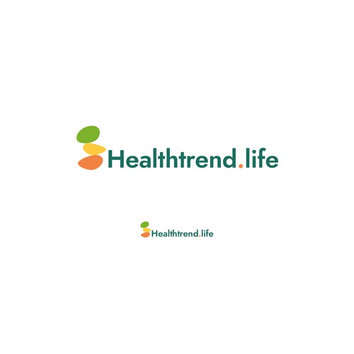 A simple logo designed for a health and wellness website