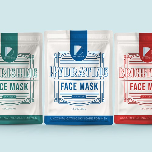 Mens Skincare Packaging Design