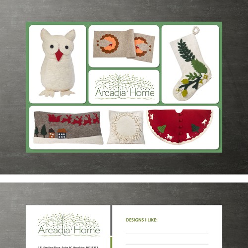 Postcard for hand crafted home items