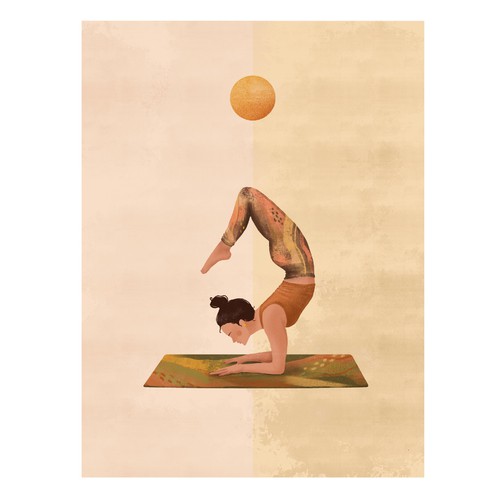 Yoga illustration 