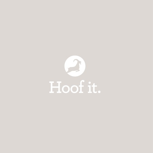 Hoof it.