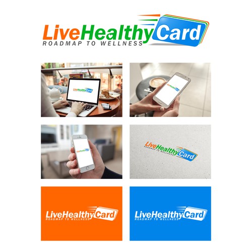 Create a wellness logo that will capture every age group for LiveHealthyCard