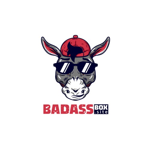 Mascot logo for BADASSBOX.Site