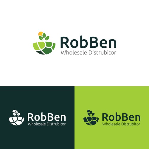 Robben Wholesale Distrubitor Logo Design