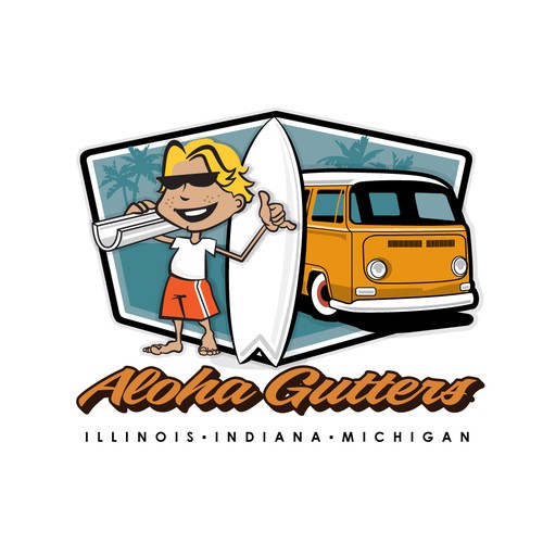 Logo for Aloha Gutters