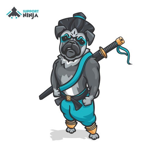 Support Ninja Pug