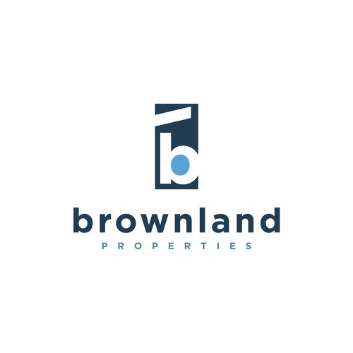 Simple and abstract logo redesign for a real estate company.