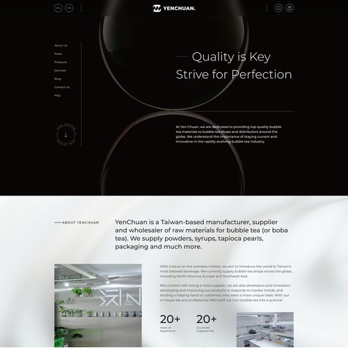 Website Design for YenChuan