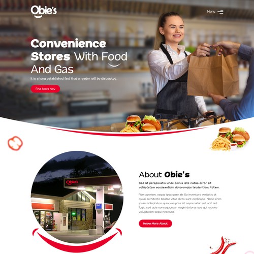 Innovative Web Design for Obie's