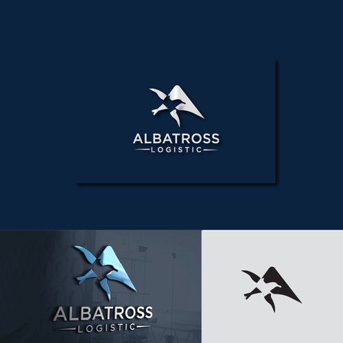 Albatross bird logo