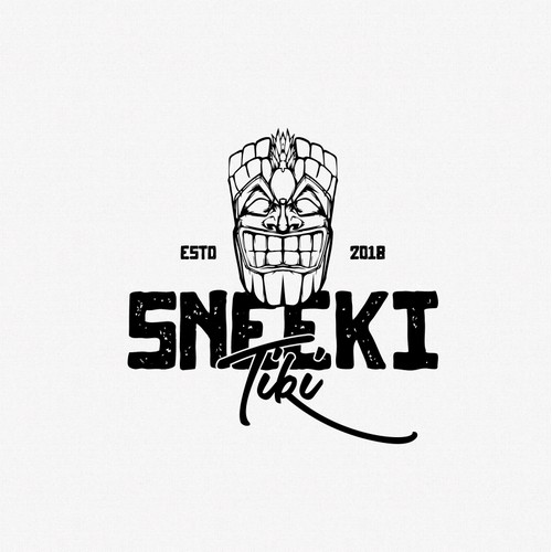 Sneeki tiki logo