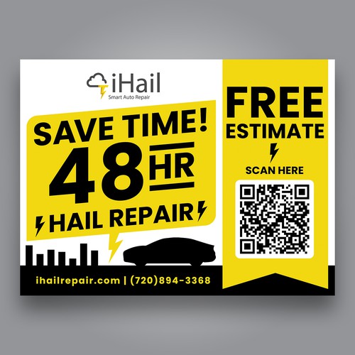 iHail Repair Sign