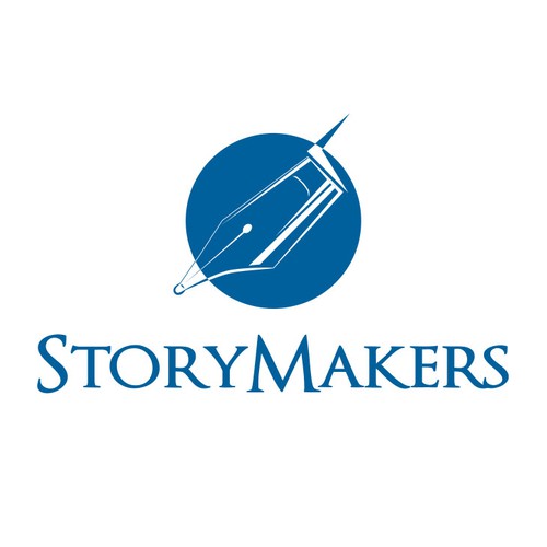 Create a clean and crisp word mark for StoryMakers