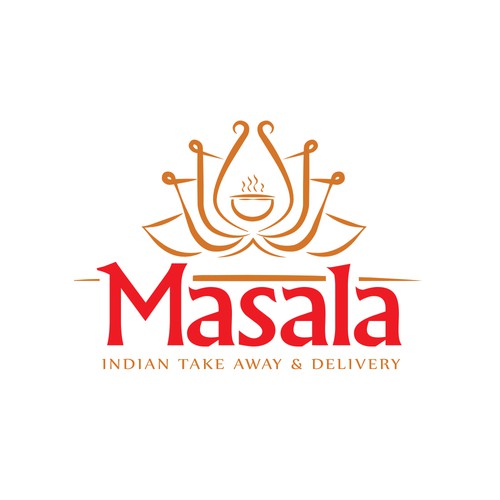 Feminine, classic, and elegant logo design concept for Masala