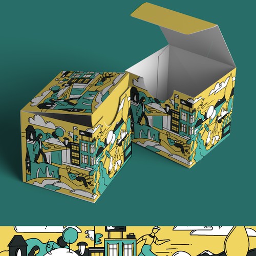 The biz card box design 