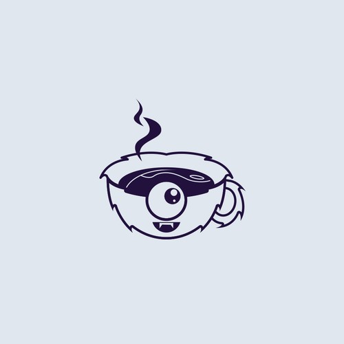 Logo concept for Coffee Monster