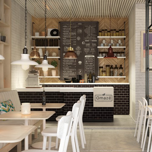 Interior Omaze Cafe