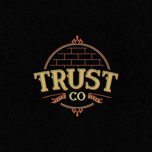 Logotype concept Trust Co.