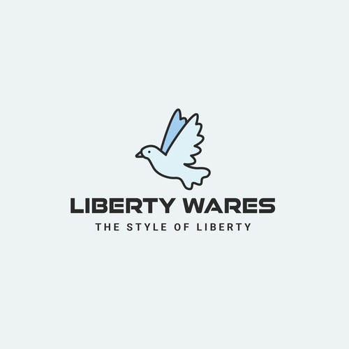 Liberty wares logo design