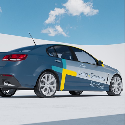 Real Estate Agency Car Wrap Design