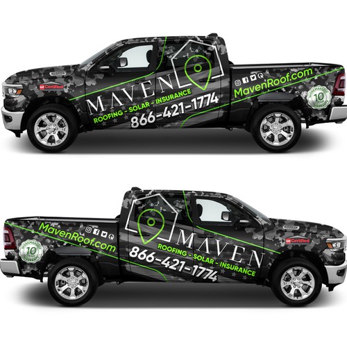 Design Vehicle Wraps & Logos for our new fleet