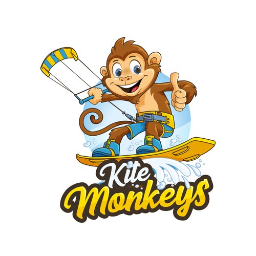 Kite Monkeys character logo