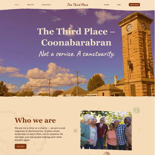 Original Futuristic Website Design