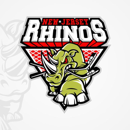 Create the next logo for New Jersey Rhinos
