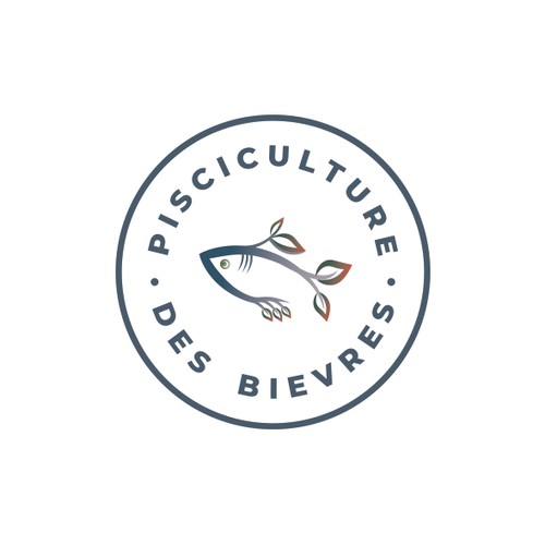 create a logo for a natural fish producer (extensive fish farming)