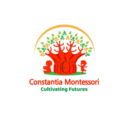 logo for a new Montessori pre-school in South Africa