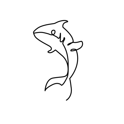 Simple shark design
