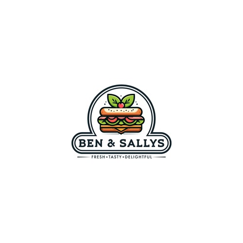 Ben & Sallys logo design