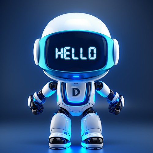 3D Robot Mascotte