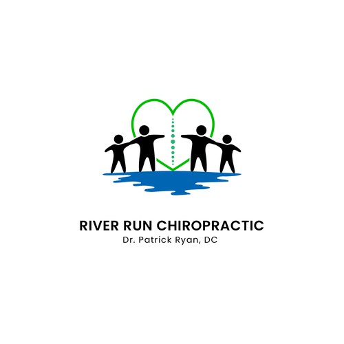 iver Run Chiropractic Logo Design – A Symbol of Family-Centered Care
