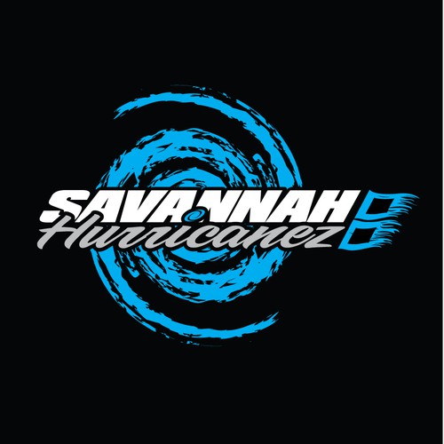 Logo for the Savanah Hurricanez semi pro football team 