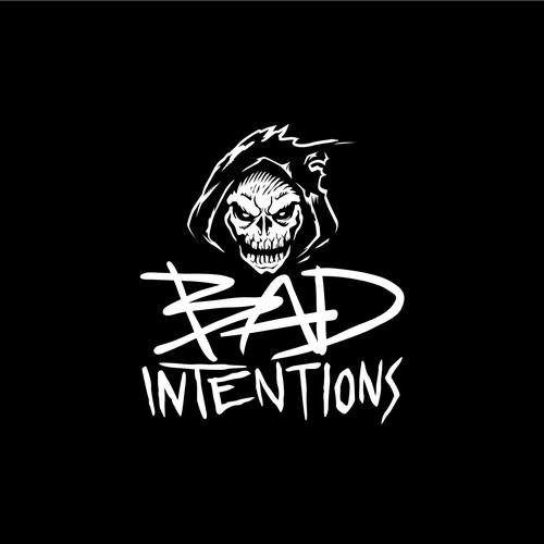 Skull logo concept for Bad Intentions